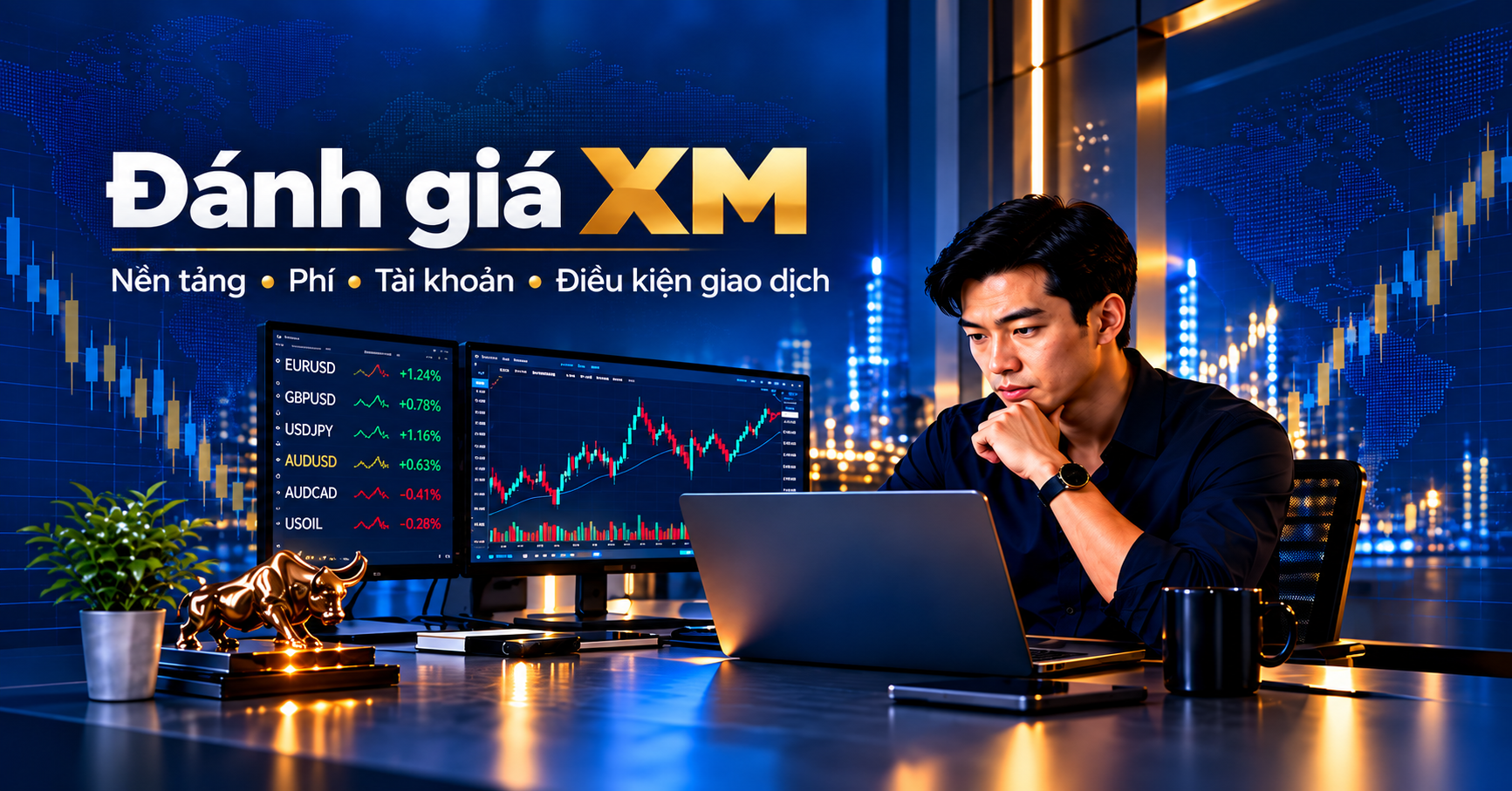 Phân tích XM chi tiết cho trader Việt: Nền tảng, phí, tài khoản và điều kiện giao dịch
