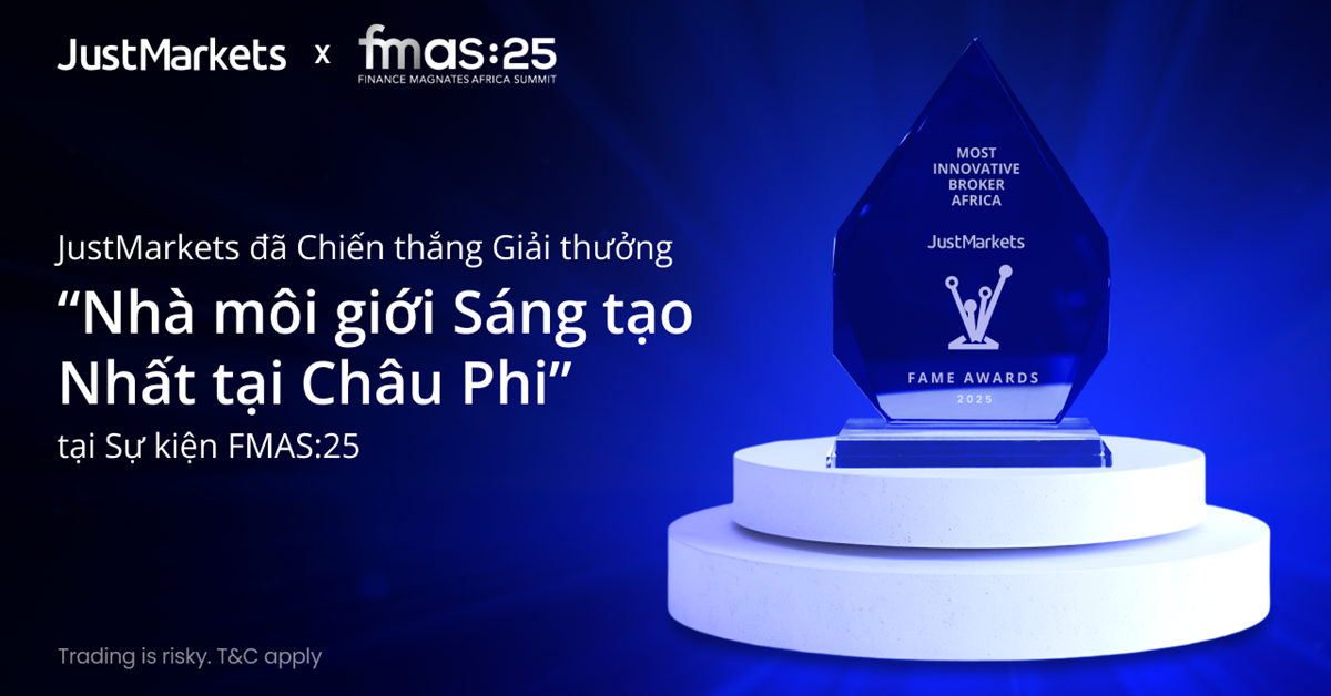 JustMarkets Giành giải “Nhà môi giới Sáng tạo Nhất châu Phi” tại FMAS:25