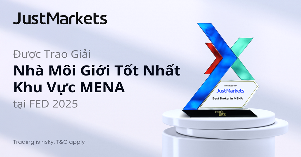 JustMarkets Được Trao Giải “Nhà Môi Giới Tốt Nhất Khu Vực MENA” tại FED 2025