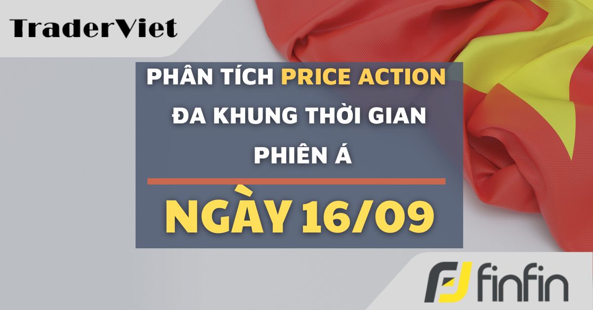 Phân tích Forex và Vàng hôm nay 16/09 - Phiên Á - Phân tích Price action Đa khung thời gian