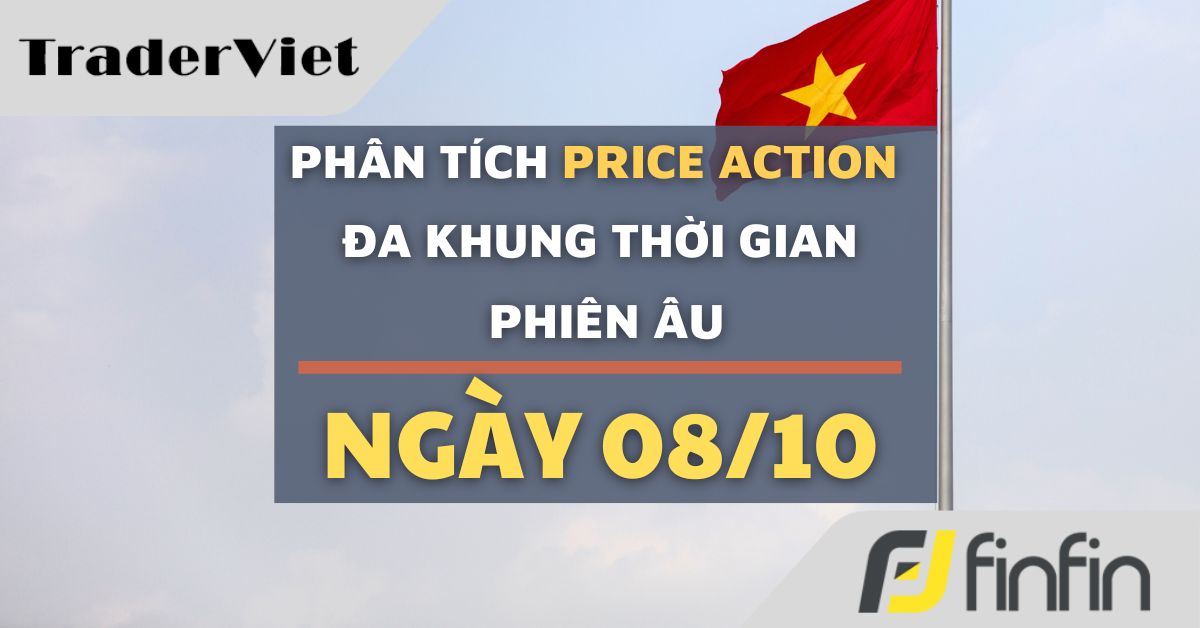 Phân tích Forex và Dầu hôm nay (08/10) - Phiên Âu - Phân tích Price action Đa khung thời gian