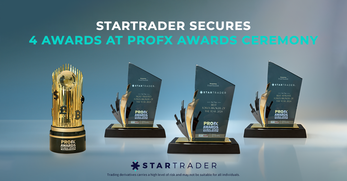 STARTRADER giành được 4 giải thưởng tại Lễ trao giải ProFX