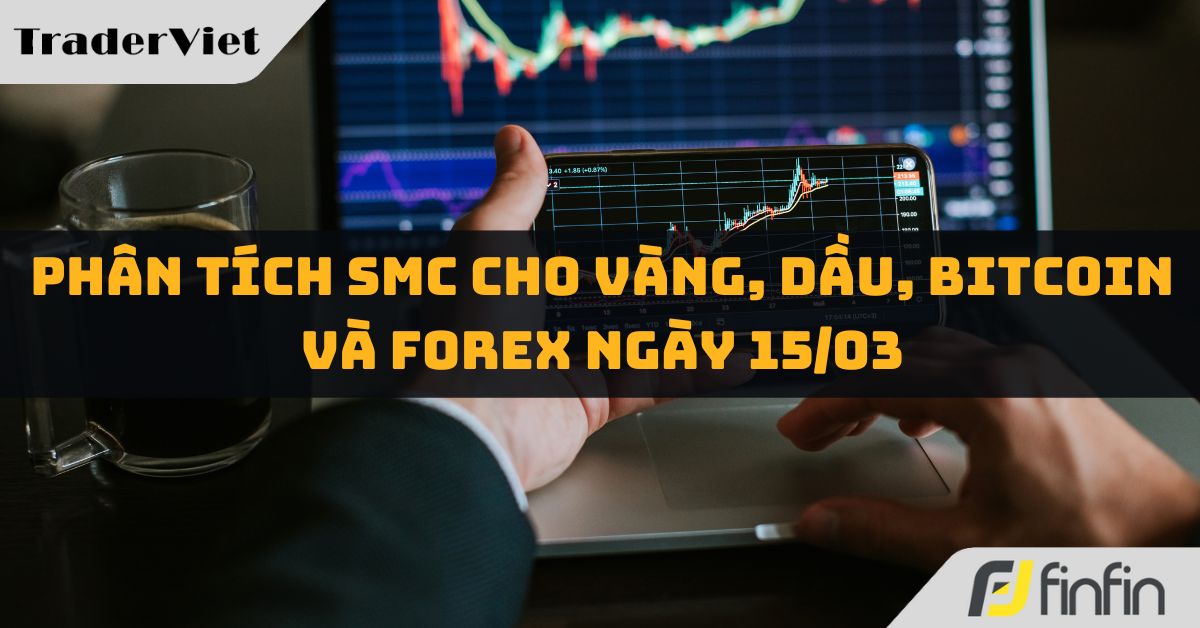 Phân tích SMC cho Vàng, Dầu, Bitcoin và Forex ngày 15/03: Cuối tuần nghỉ ngơi!