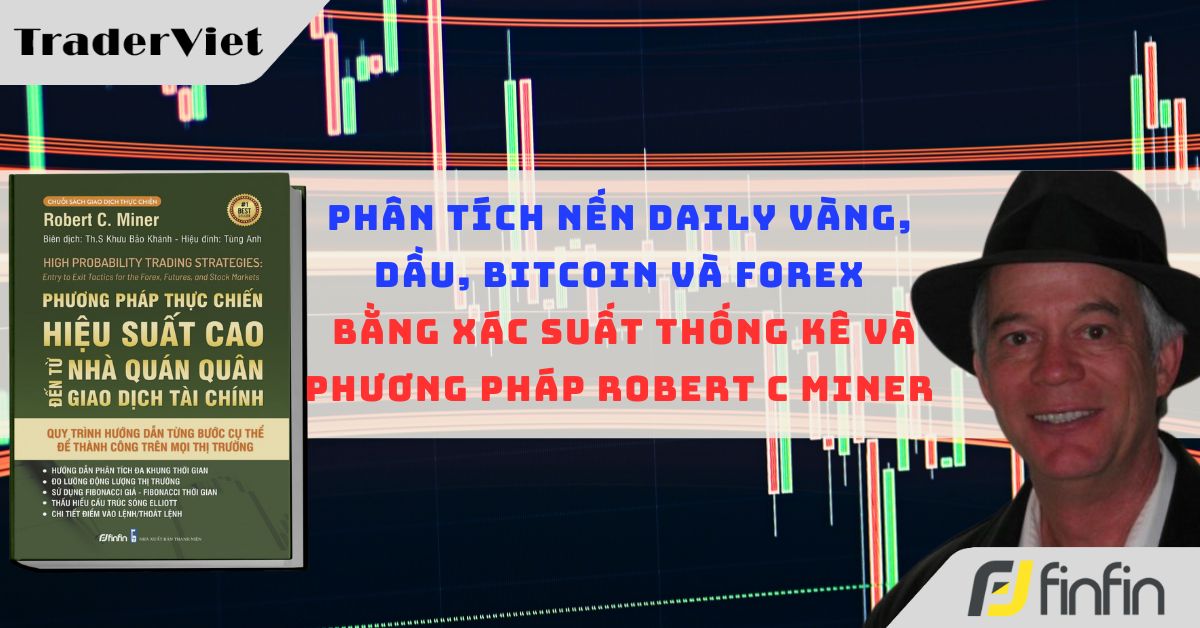 Phân tích nến Daily Vàng, Dầu, Bitcoin và Forex ngày 08/07 bằng xác suất thống kê và phương pháp của Robert C. Miner
