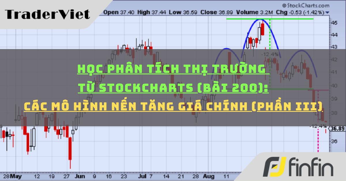Học phân tích thị trường từ Stockcharts (Bài 200): Các mô hình nến tăng giá chính (phần iii)