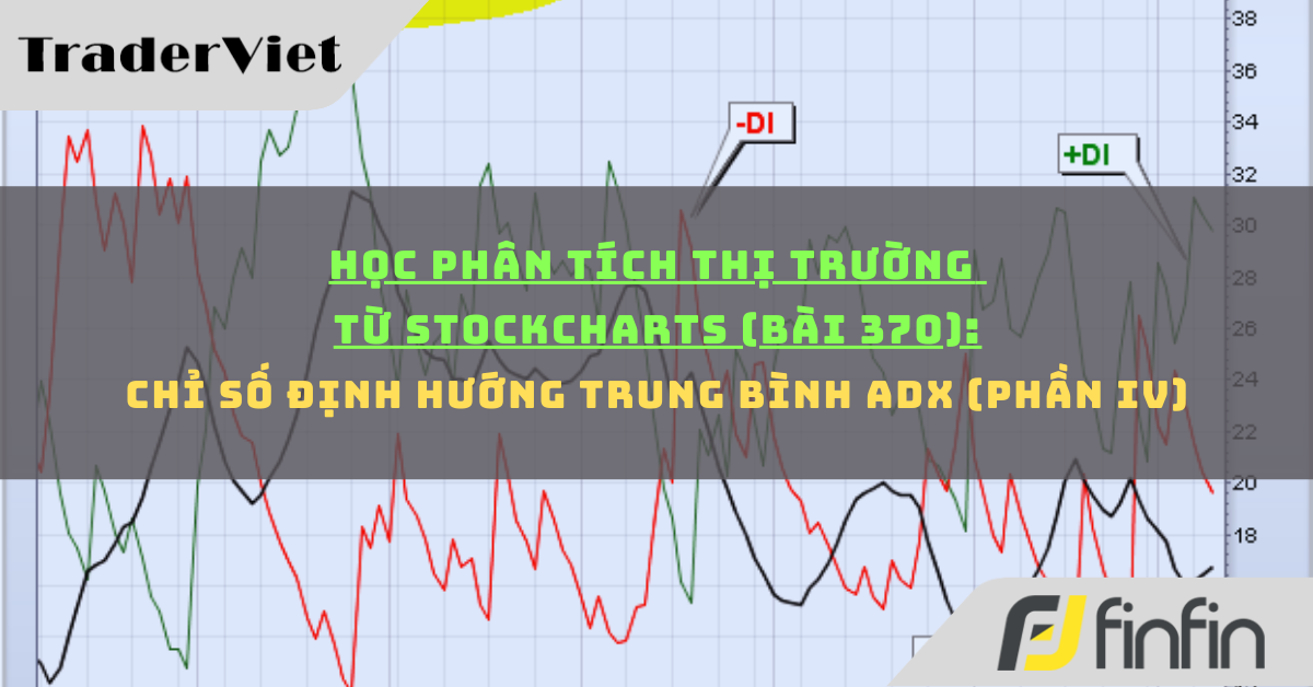 Học phân tích thị trường từ Stockcharts (Bài 370): Chỉ số định hướng trung bình ADX (phần iv)