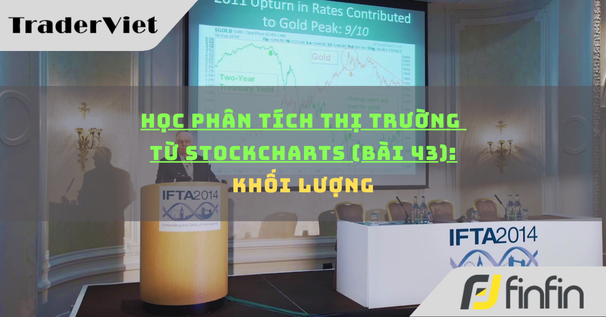 Học phân tích thị trường từ Stockcharts (Bài 43): Khối lượng