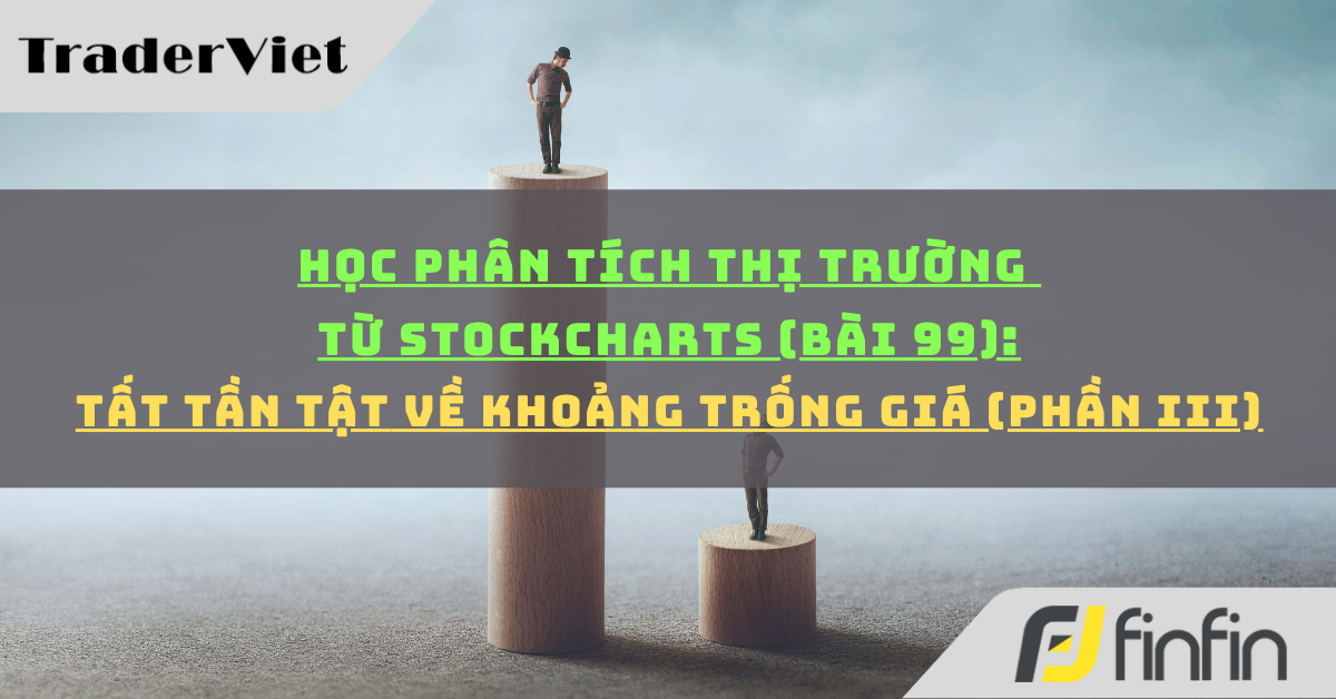 Học phân tích thị trường từ Stockcharts (Bài 99): Tất tần tật về khoảng trống giá (phần iii)