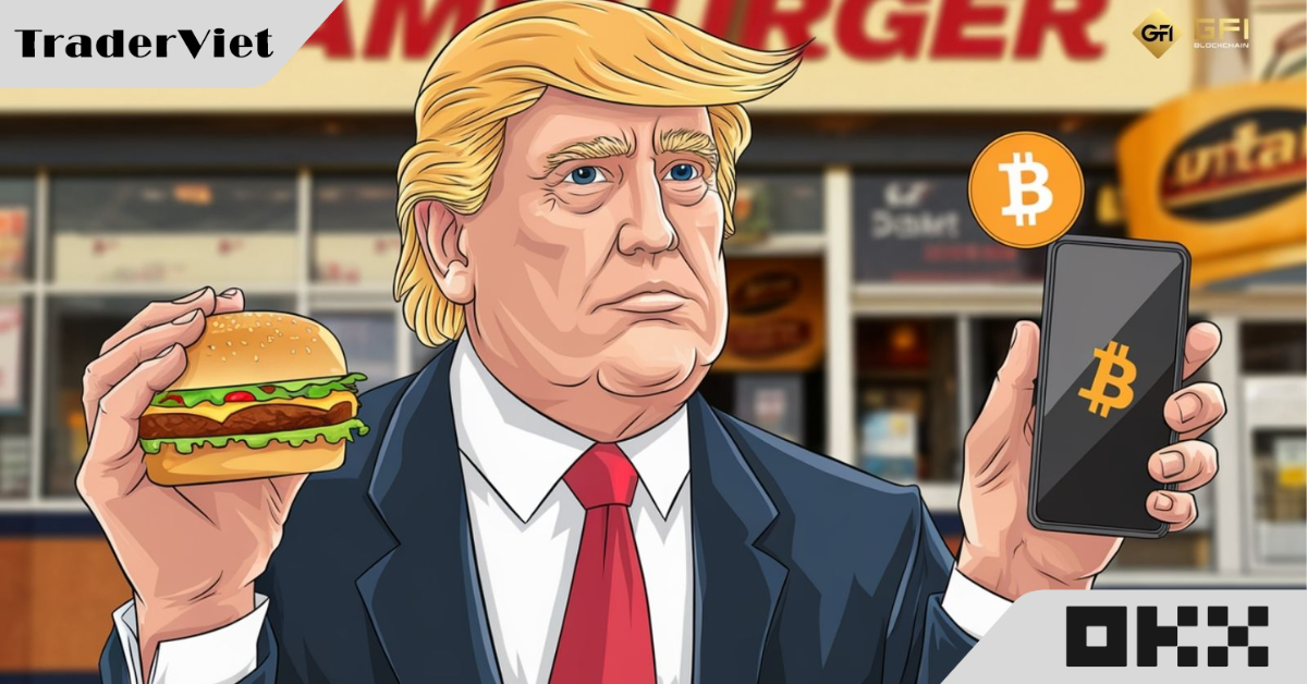 Cựu Tổng thống Mỹ đầu tiên trong lịch sử dùng Bitcoin để mua bánh burger