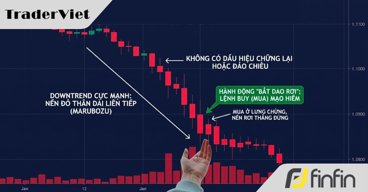 "Bắt dao rơi" và những tử huyệt tối kỵ khi Giao dịch đảo chiều (Reversal)
