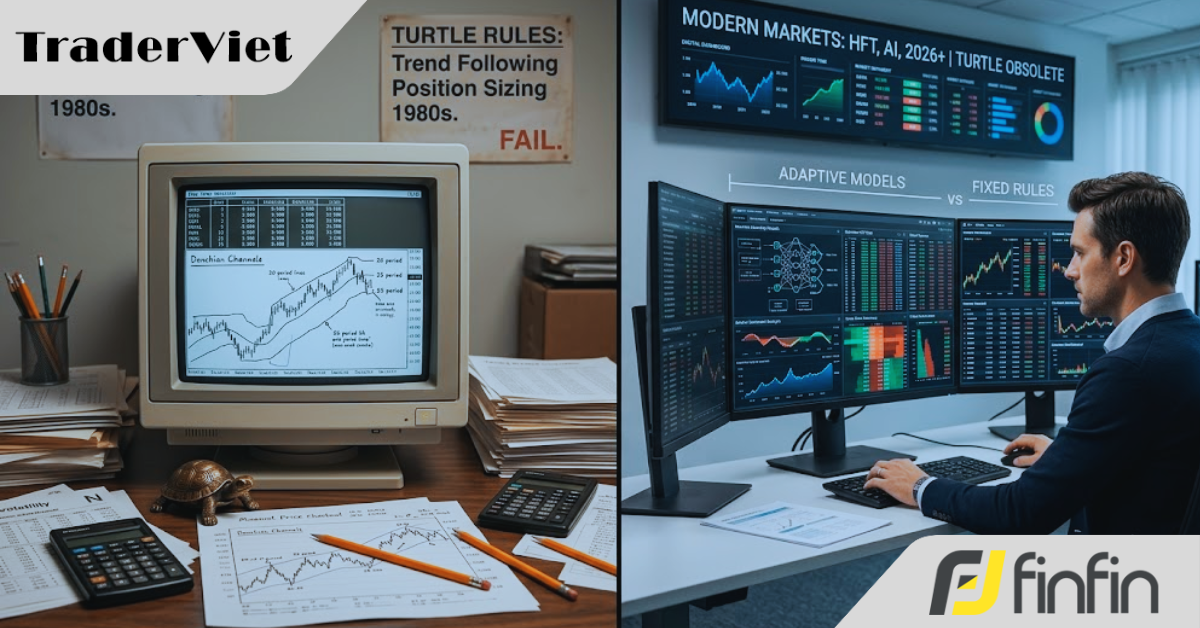 "Rùa" và "Thỏ": Tại sao Hệ thống Turtle Trader Lỗi Thời?