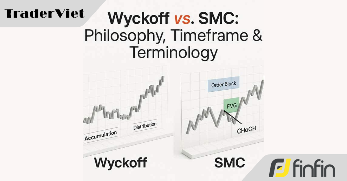 Phân biệt Wyckoff Truyền Thống Và SMC (Smart Money Concepts)