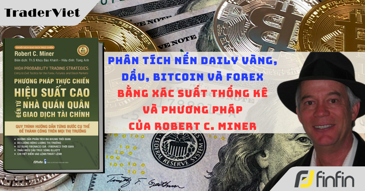 Phân tích nến Daily Vàng, Dầu, Bitcoin và Forex ngày 25/9 bằng xác suất thống kê và phương pháp của Robert C. Miner