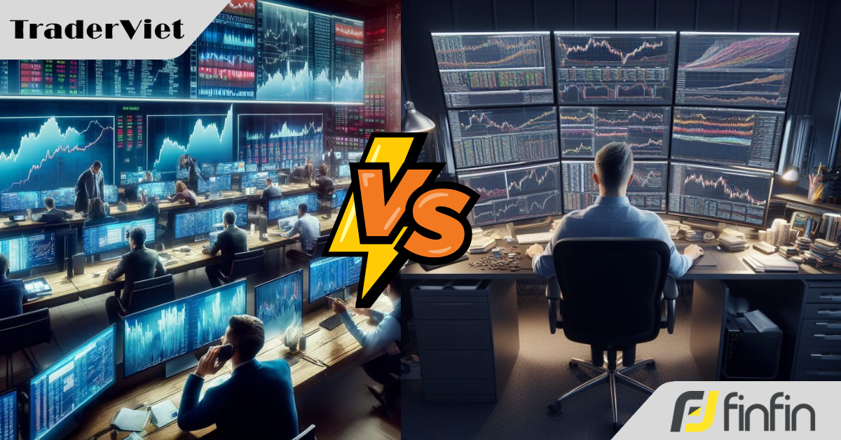 Trader tổ chức và Trader cá nhân: Bên nào có lợi thế hơn?