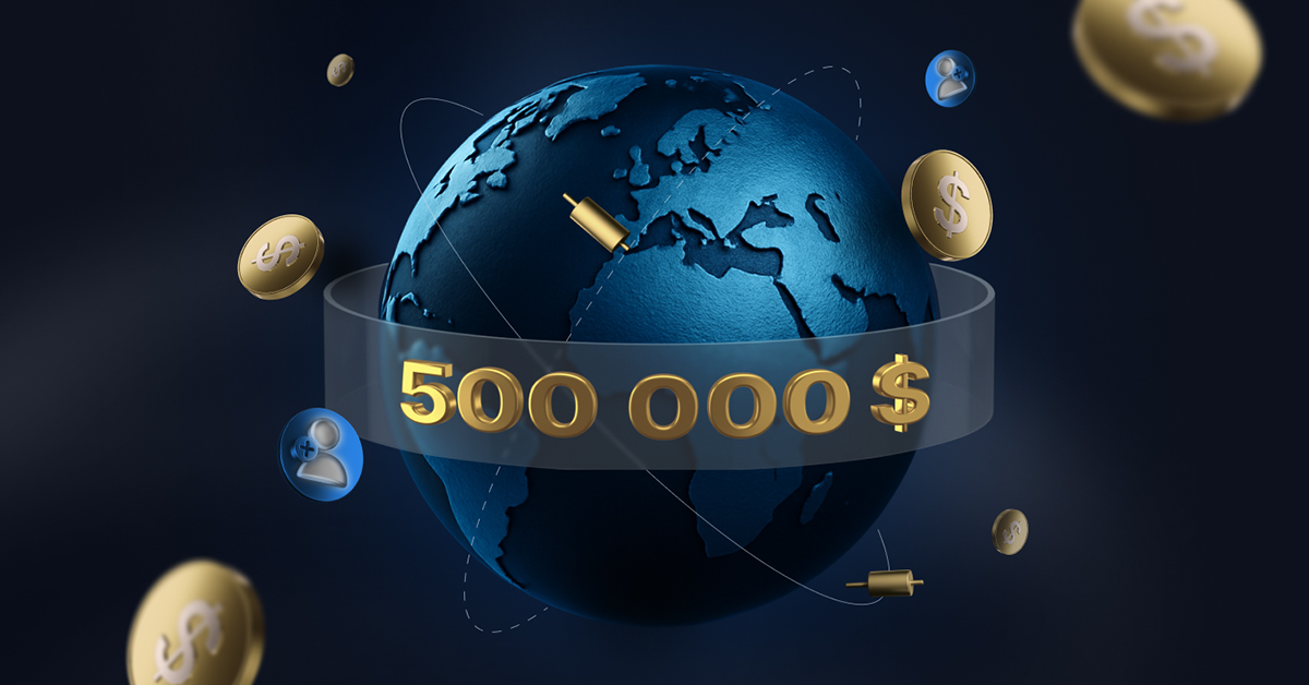 Cơn mưa giải thưởng 500.000$ từ XM dành cho đối tác toàn cầu