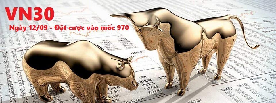Phân tích phái sinh VN30 - Ngày 12/09 - Đặt cược vào mốc 970