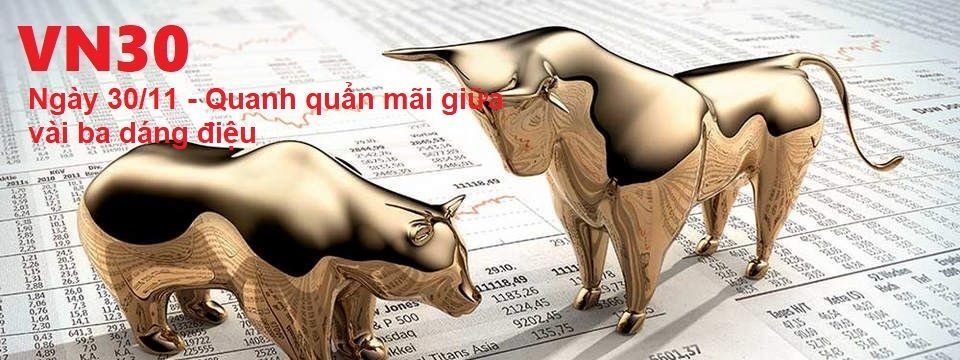 Phân tích phái sinh VN30 - Ngày 30/11 - Quanh quẩn mãi giữa vài ba dáng điệu