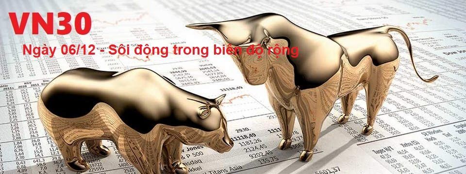 Phân tích phái sinh VN30 - Ngày 06/12 - Sôi động trong biên độ rộng