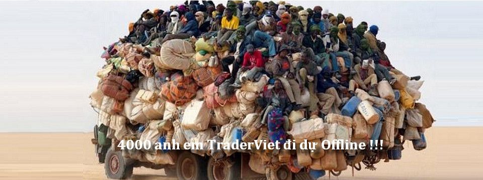Nhắc anh em về buổi Offline TraderViet sáng mai - 15/04/2017. Anh em nhớ đi sớm vì đang...quá tải