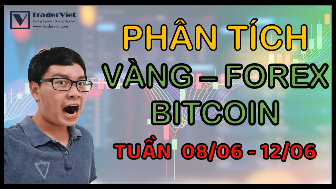 (Video) Phân Tích VÀNG-FOREX-BITCOIN Theo Price Action - Nhiều Kèo Thơm - Tuần 08/06-12/06