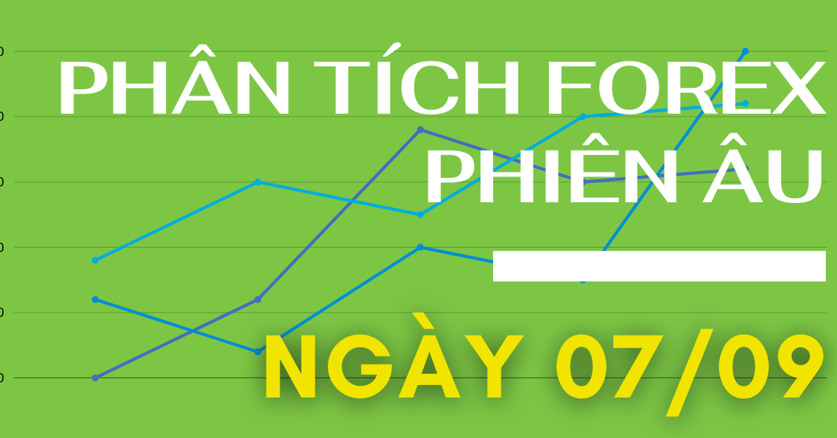Phân tích FOREX phiên Âu ngày 07/09 - Một số mô hình và vùng giá cần lưu ý