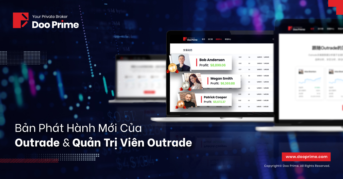 Thông báo cập nhật Outrade và quản trị viên Outrade