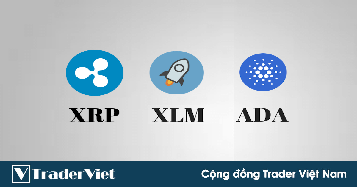 XRP tăng bùng nổ trên 30%, Cardano và Stellar cũng không kém cạnh