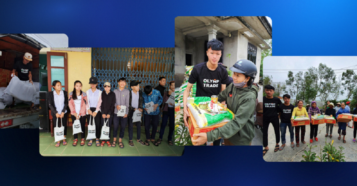Olymp Trade tham gia cứu trợ cho các tỉnh bị lũ lụt ở Việt Nam