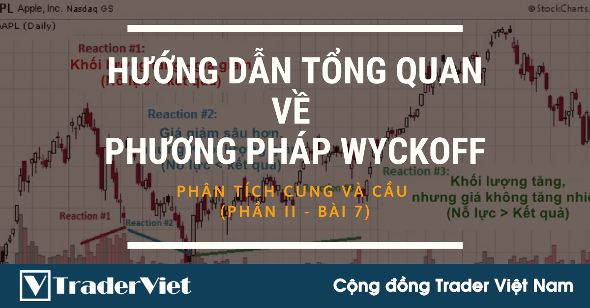 Hướng dẫn tổng quan về Phương pháp Wyckoff: Phân tích CUNG và CẦU (Phần II - Bài 7)