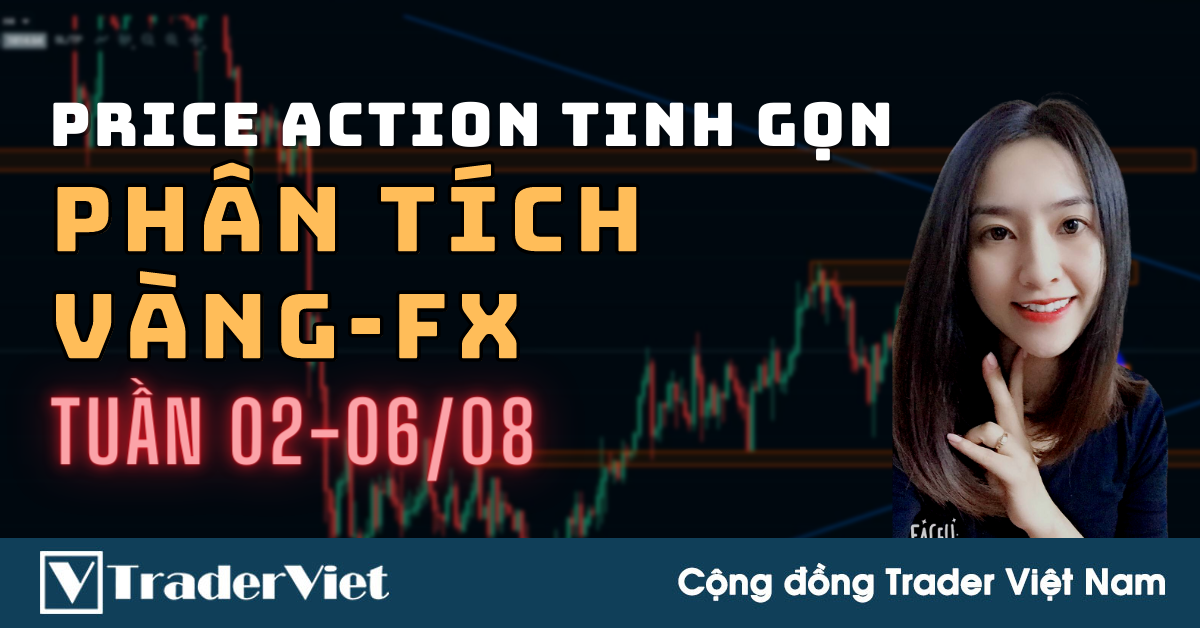 ✅ Phân Tích VÀNG-FOREX Tuần 02-06/08 Theo Phương Pháp Price Action Tinh Gọn