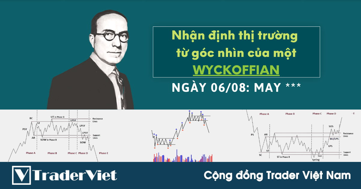 Nhận định Thị Trường dưới góc nhìn của một Wyckoffian - 06/08: May vãi!