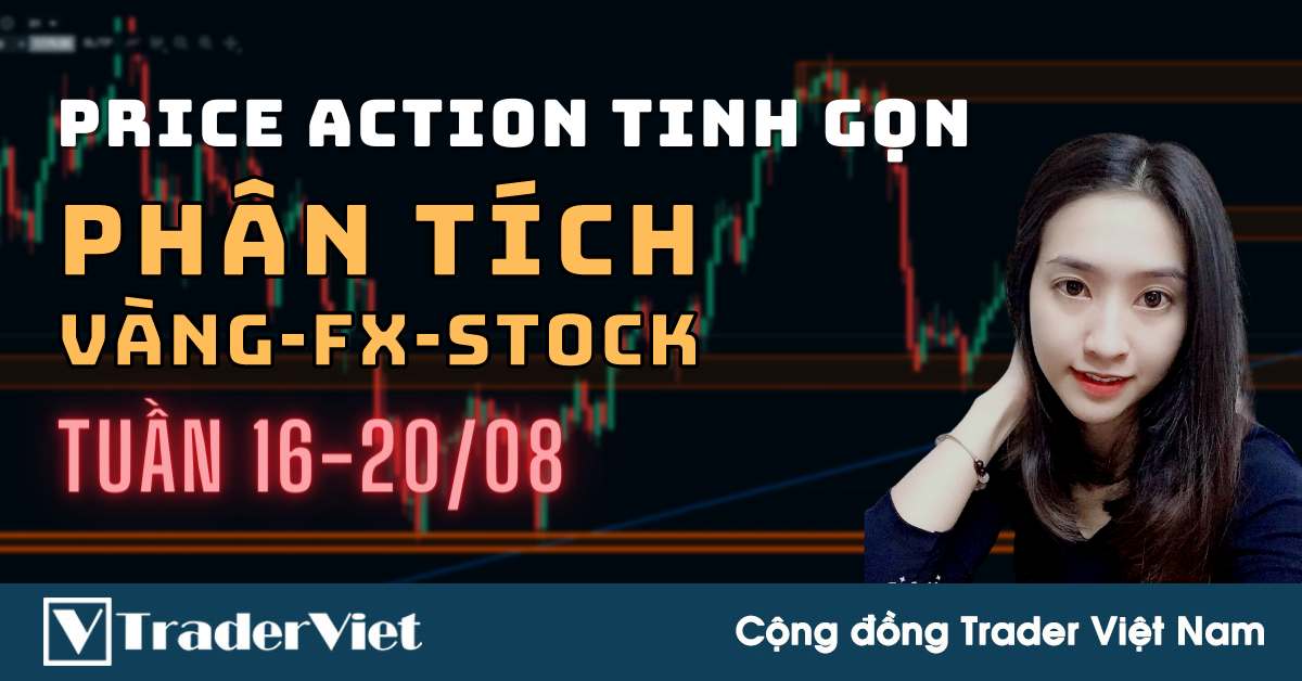 ✅ Phân Tích VÀNG-FOREX-STOCK Tuần 16-20/08 Theo Phương Pháp Price Action Tinh Gọn