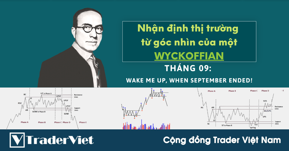 Nhận định Thị Trường dưới góc nhìn của một Wyckoffian - Tháng 9: Wake me up, when September ended!