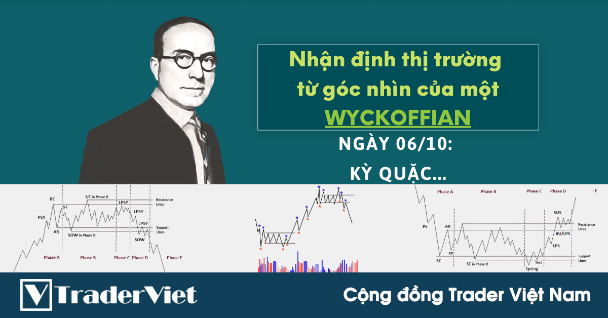 Nhận định Thị Trường dưới góc nhìn của một Wyckoffian - 06/10: Kỳ quặc...