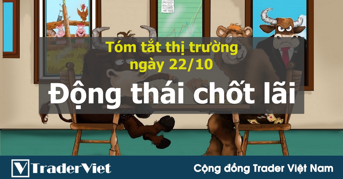 Tóm tắt diễn biến thị trường sau phiên Mỹ - đầu phiên Á ngày 22/10: Xuất hiện động thái chốt lãi!