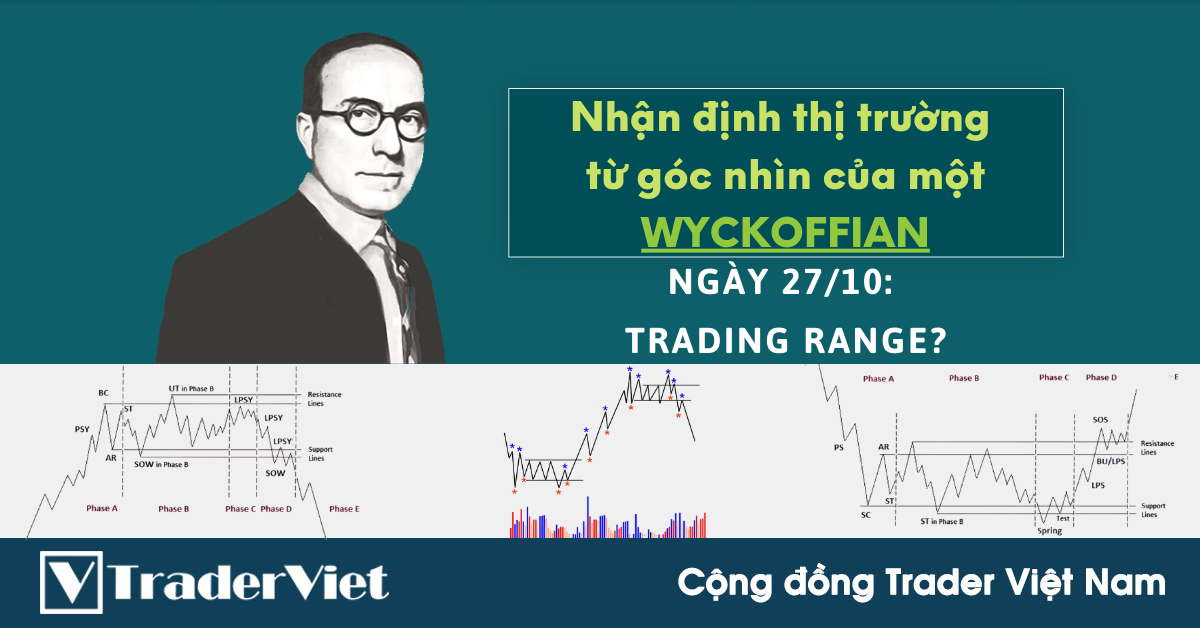 Nhận định Thị Trường dưới góc nhìn của một Wyckoffian - 27/10: Trading Range?