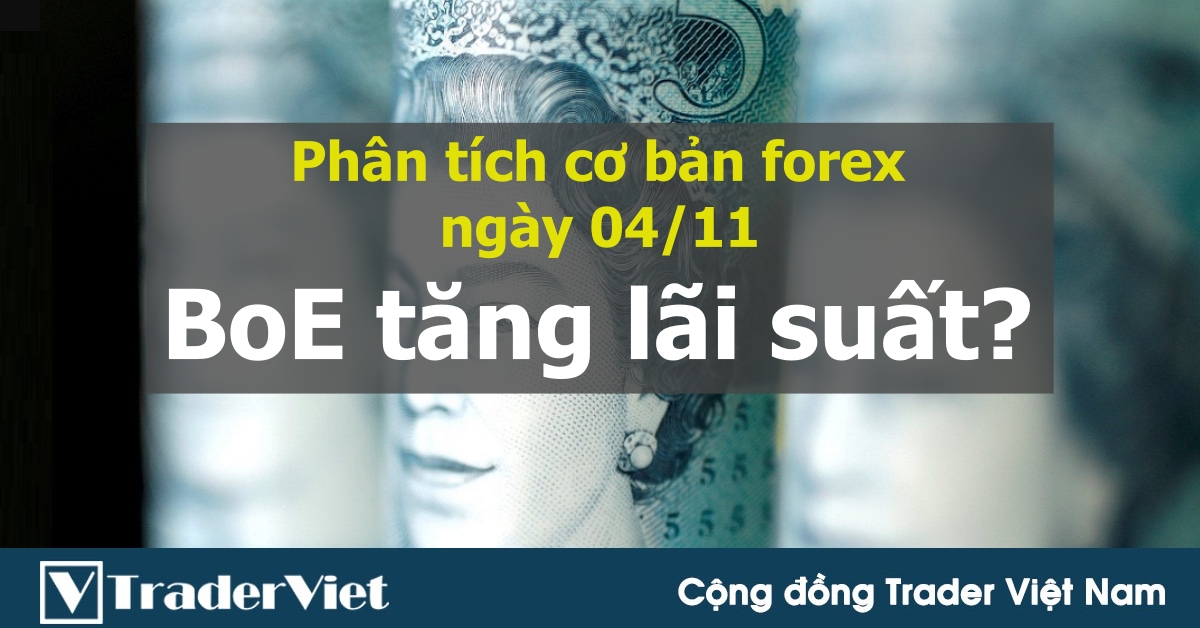 Phân tích cơ bản thị trường forex ngày 04/11: FOMC đi qua, BoE lại tới