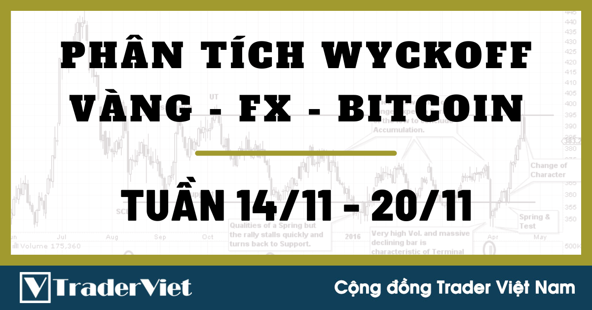 Phân Tích VÀNG-FOREX-BITCOIN Tuần 14-20/11 Theo Phương Pháp WYCKOFF