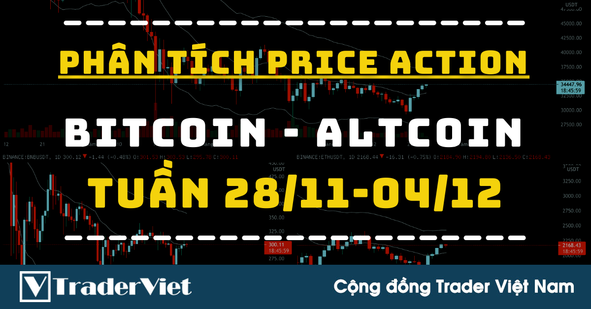 Phân Tích BITCOIN - ALTCOIN Theo Price Action Tuần 28/11-04/12