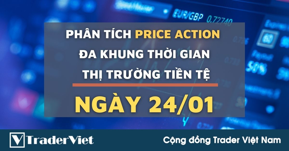 Phân tích Forex hôm nay (24/01) - Phiên Âu - Phân tích Price Action Đa khung thời gian