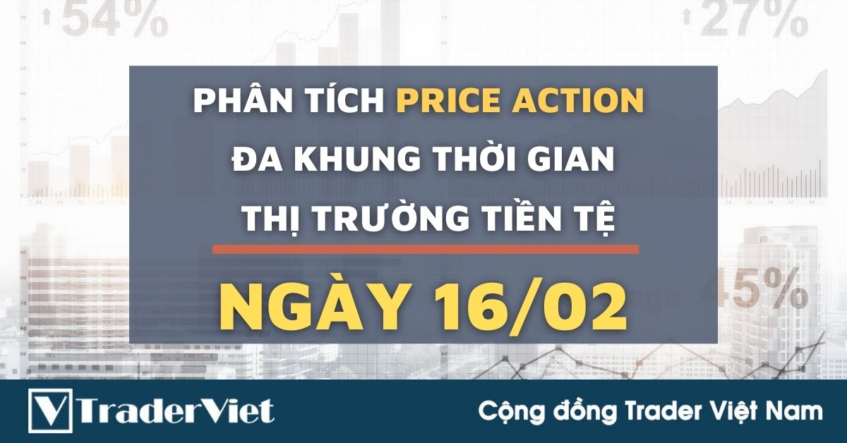 Phân tích Forex hôm nay (16/02) - Phiên Âu - Phân tích Price Action Đa khung thời gian