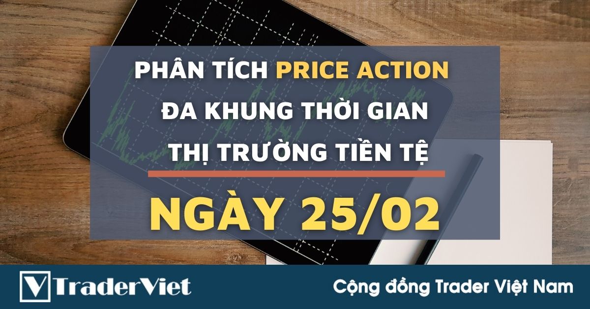Phân tích Forex hôm nay (25/02) - Phiên Âu - Phân tích Price Action Đa khung thời gian