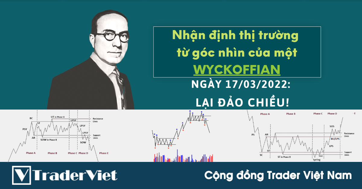 Nhận định thị trường dưới góc nhìn Phương pháp Wyckoff - 17/03/2022: Lại đảo chiều!