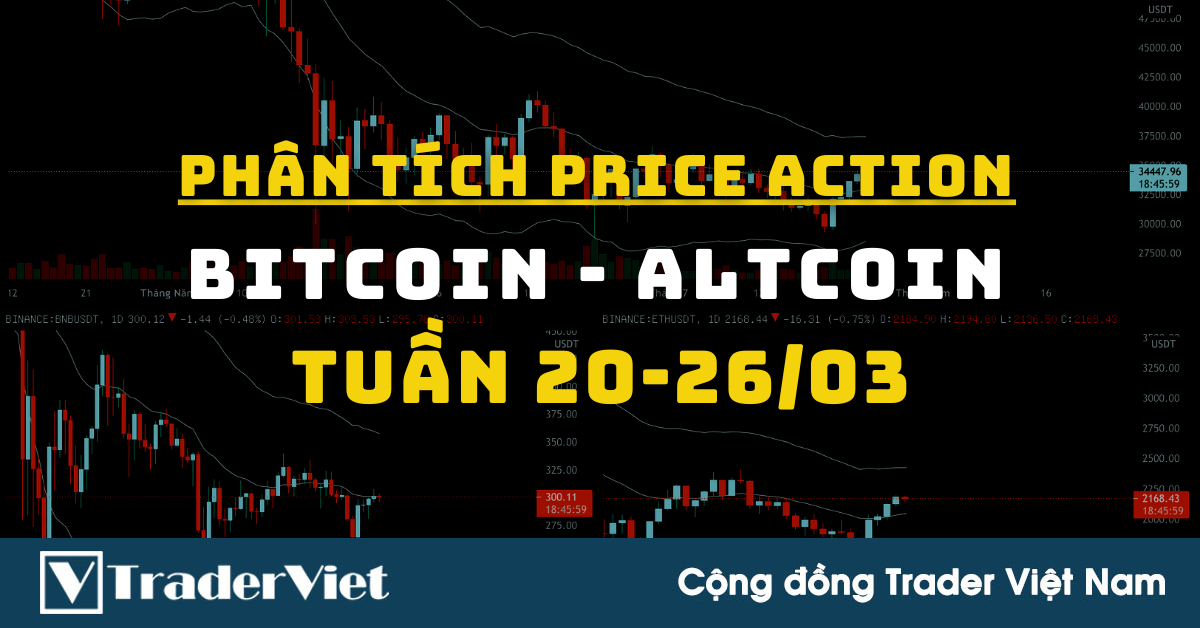 Phân Tích BITCOIN - ALTCOIN Theo Price Action Tuần 20-26/03