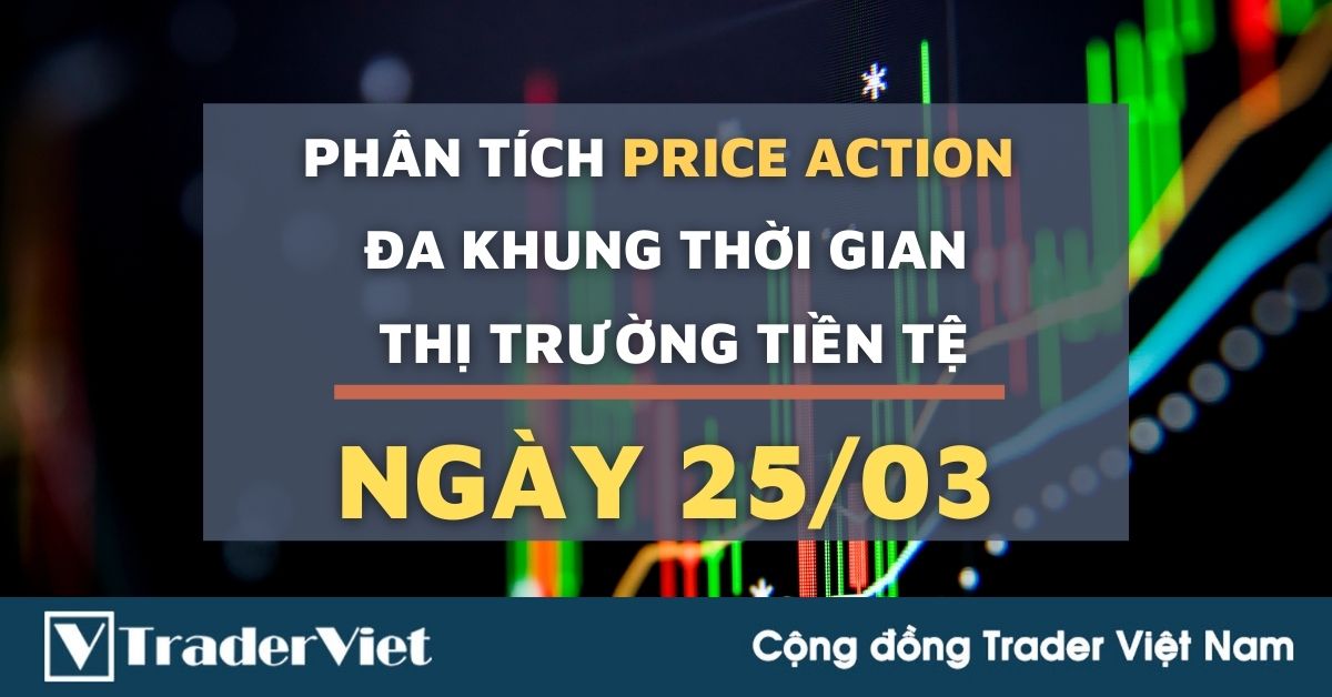 Phân tích Forex hôm nay (25/03) - Phiên Âu - Phân tích Price action Đa khung thời gian