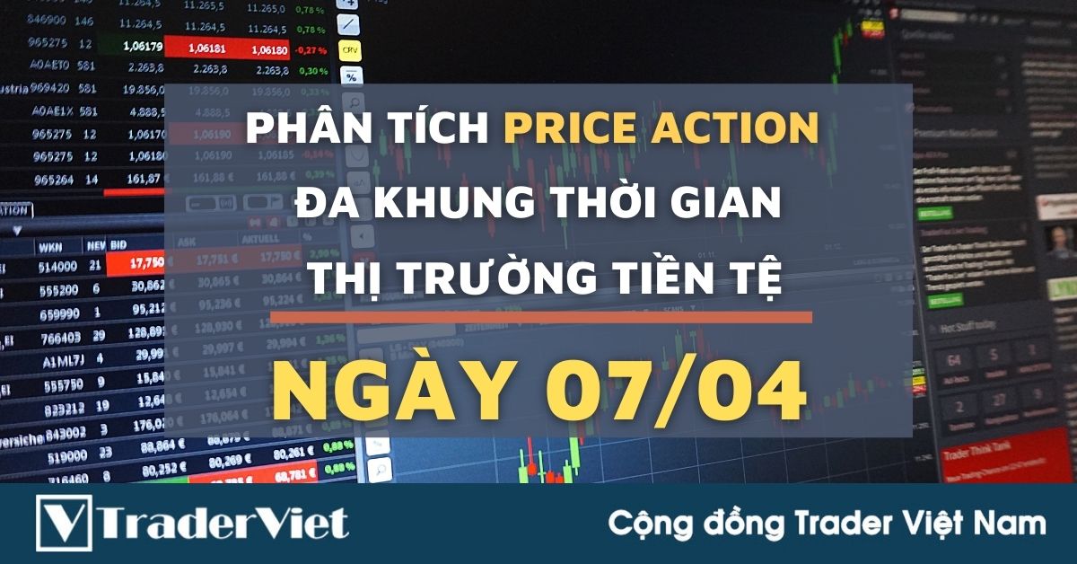 Phân tích Forex hôm nay (07/04) - Phiên Âu - Phân tích Price action Đa khung thời gian