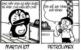 Giá xăng tăng. Mô hình 2 đáy Eva và Adam