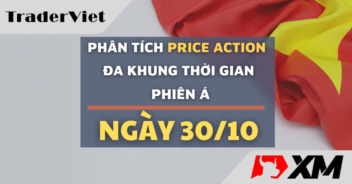 Phân tích Forex và Vàng hôm nay (30/10) - Phiên Á - Phân tích Price action Đa khung thời gian